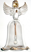 Angel Bell Glass Figurine